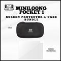MINILOONG Pocket 1 Screen Protector & Carrying Case Bundle