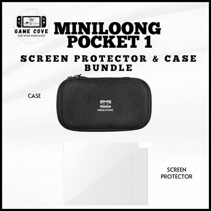 Miniloong Pocket 1 Screen Protector and Case Bundle Accessories Bundled Set | GameCove PH