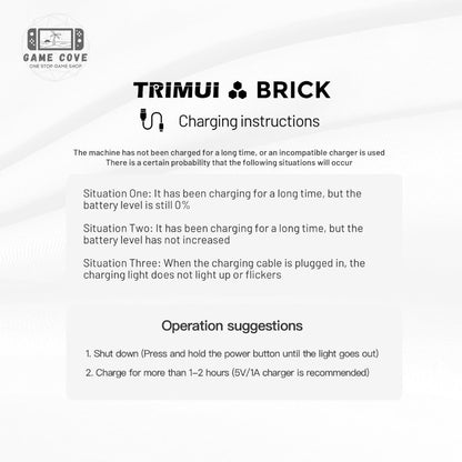 GameCove Trimui Brick Pro 3.95-Inch Retro Handheld Game Console