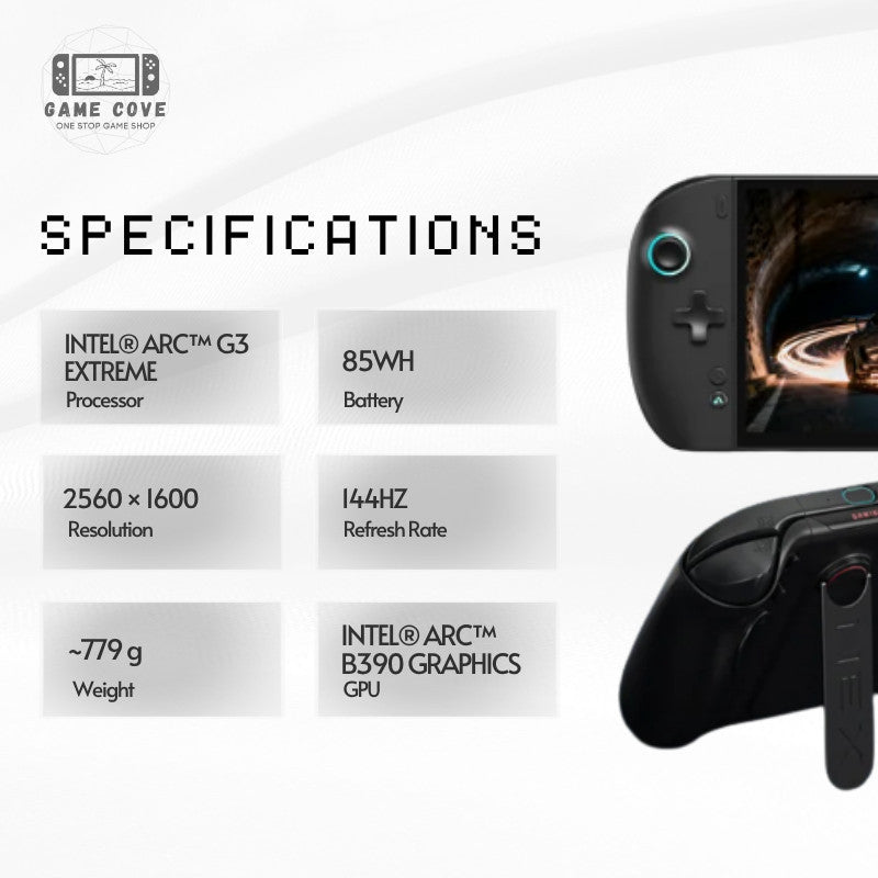 ONEXPLAYER 3 Intel Arc G3 Extreme 8.8-Inch AMOLED 144Hz 3-in-1 Gaming PC