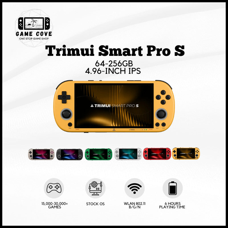 TRIMUI Smart Pro S 4.96″ IPS Linux Retro Gaming Handheld
