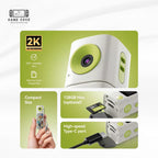 G10 Lipstick and Youth Series 2K Rotatable Thumb Mini Camera – 0.96″ LCD