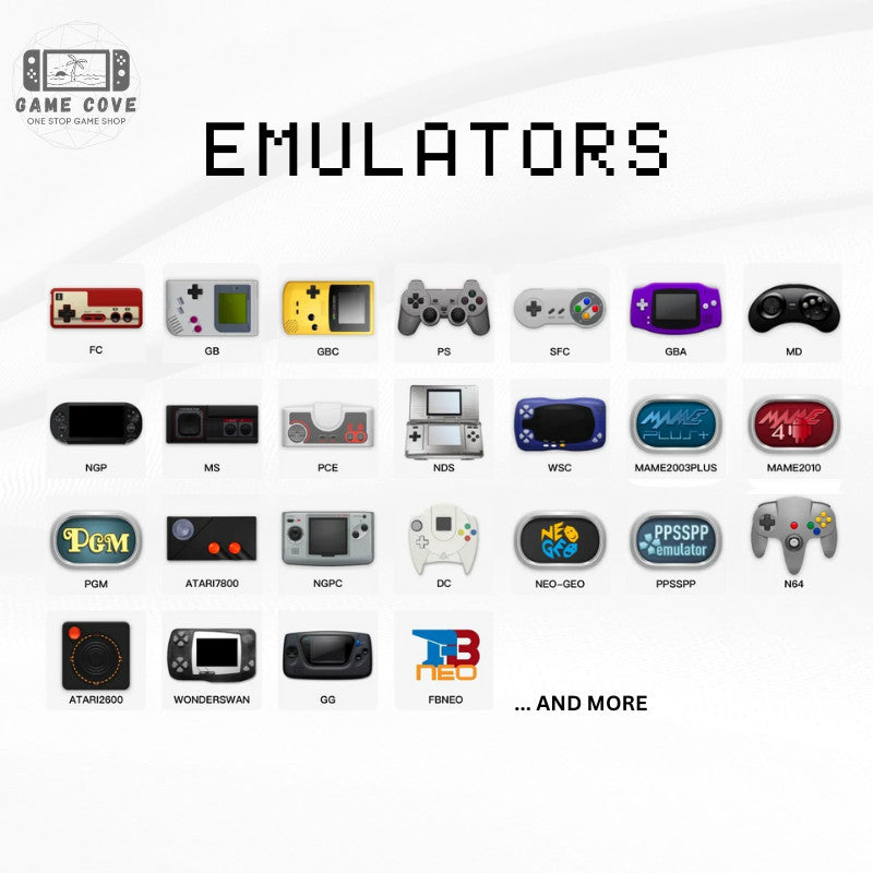 GameCove Miyoo Mini Flip 2.8-Inch Retro Handheld Game Console