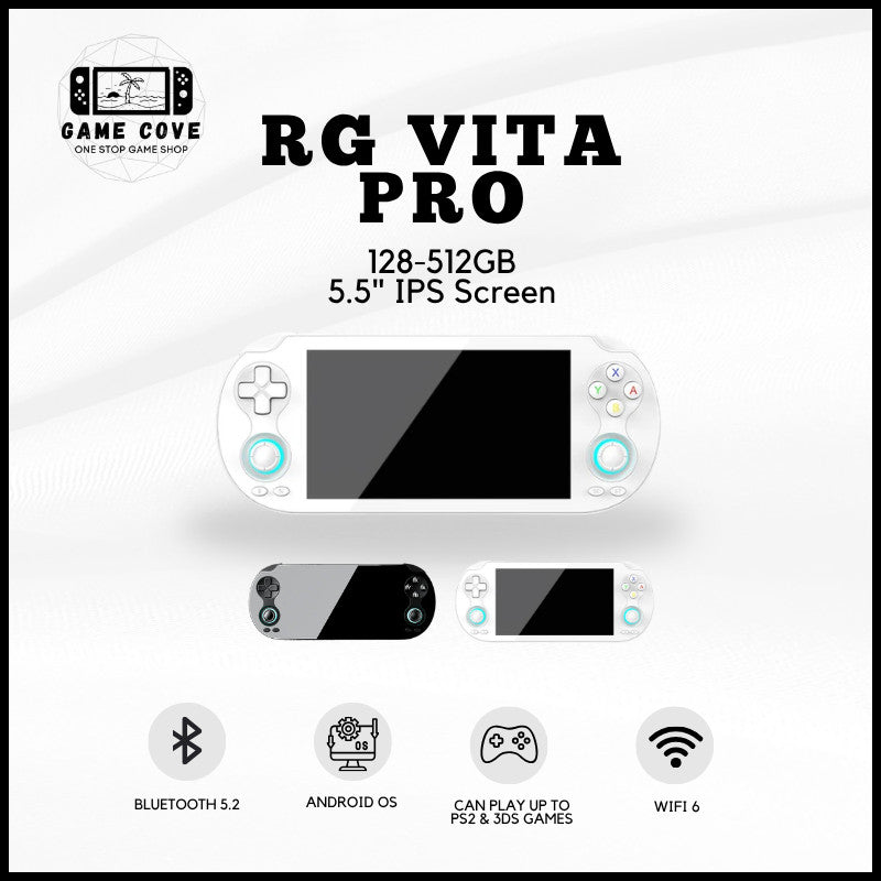 Anbernic RG VITA/ RG VITA PRO Handheld Game Console 5.46-5.5-inch Screen Android 12-14 | GameCove PH