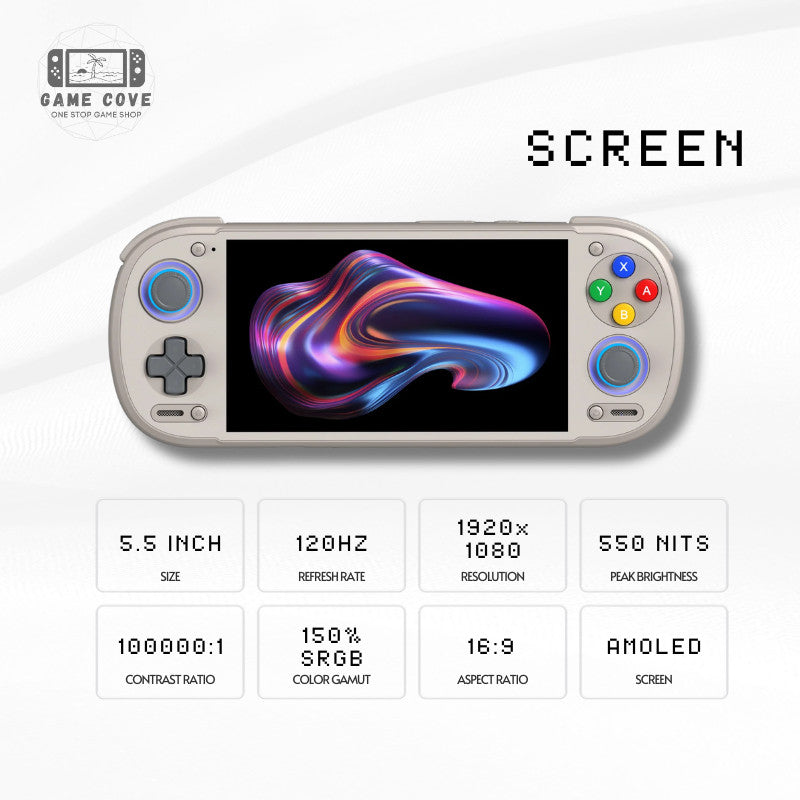 Retroid Pocket 6 5.5″ 120Hz AMOLED Android Gaming Handheld