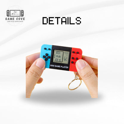 Mini Switch Brick Game Handheld Console Retro Gaming Handheld Key Chain | GameCove PH