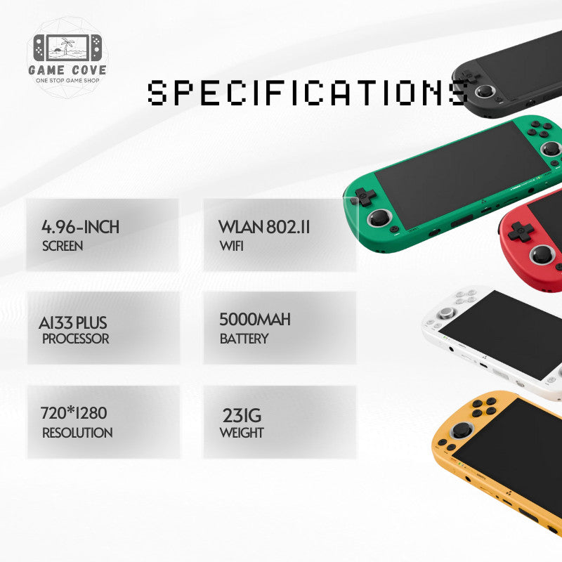 TRIMUI Smart Pro S 4.96″ IPS Linux Retro Gaming Handheld