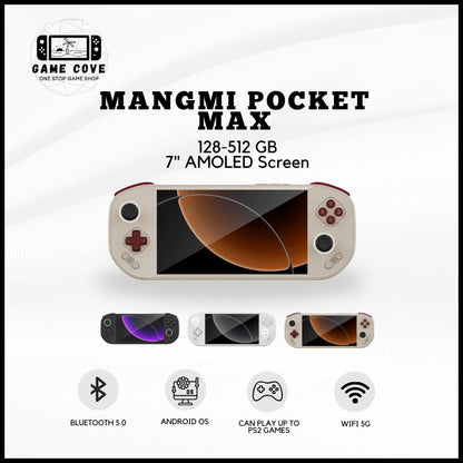 Mangmi Pocket Max Android Handheld Game Console Android 13 AMOLED Screen | GameCove PH