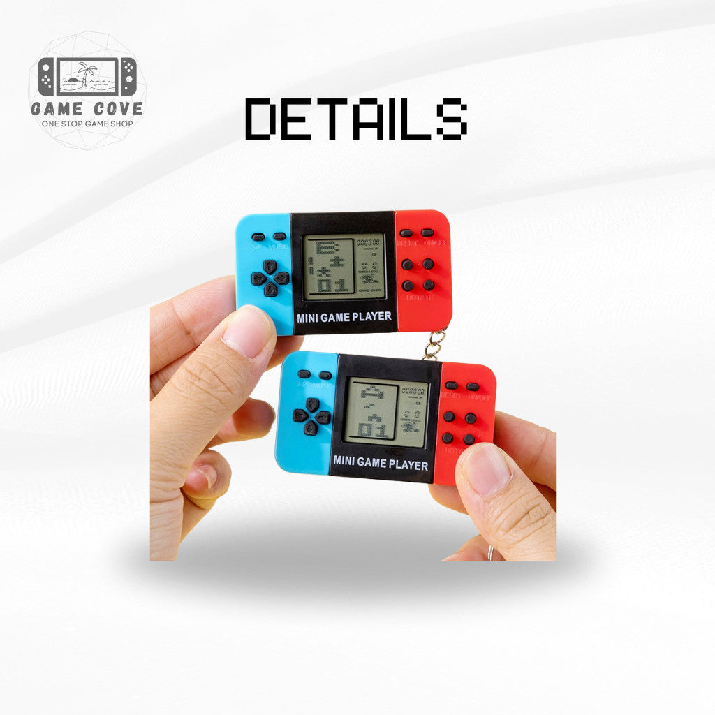 Mini Brick Game Keychain Retro Gaming Handheld