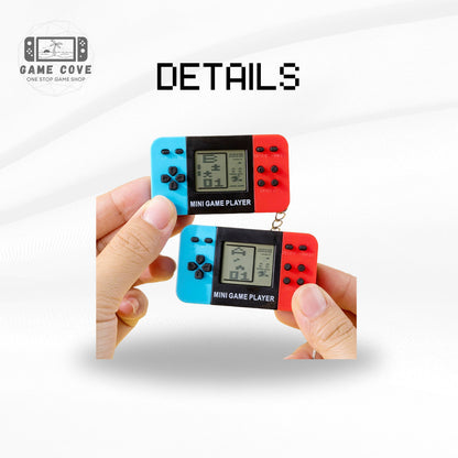 Mini Switch Brick Game Handheld Console Retro Gaming Handheld Key Chain | GameCove PH