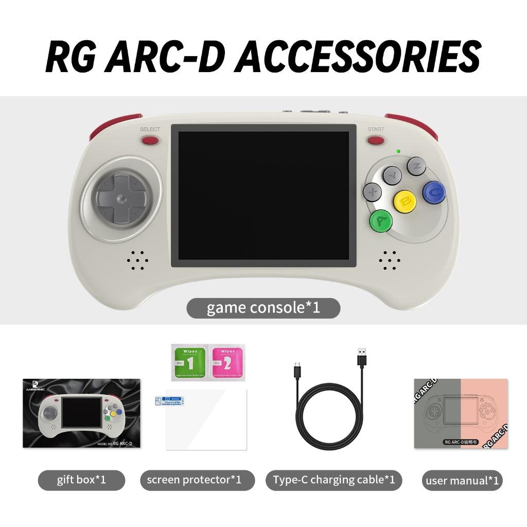 Gray Anbernic RG Arc-D Inclusions/Accessories