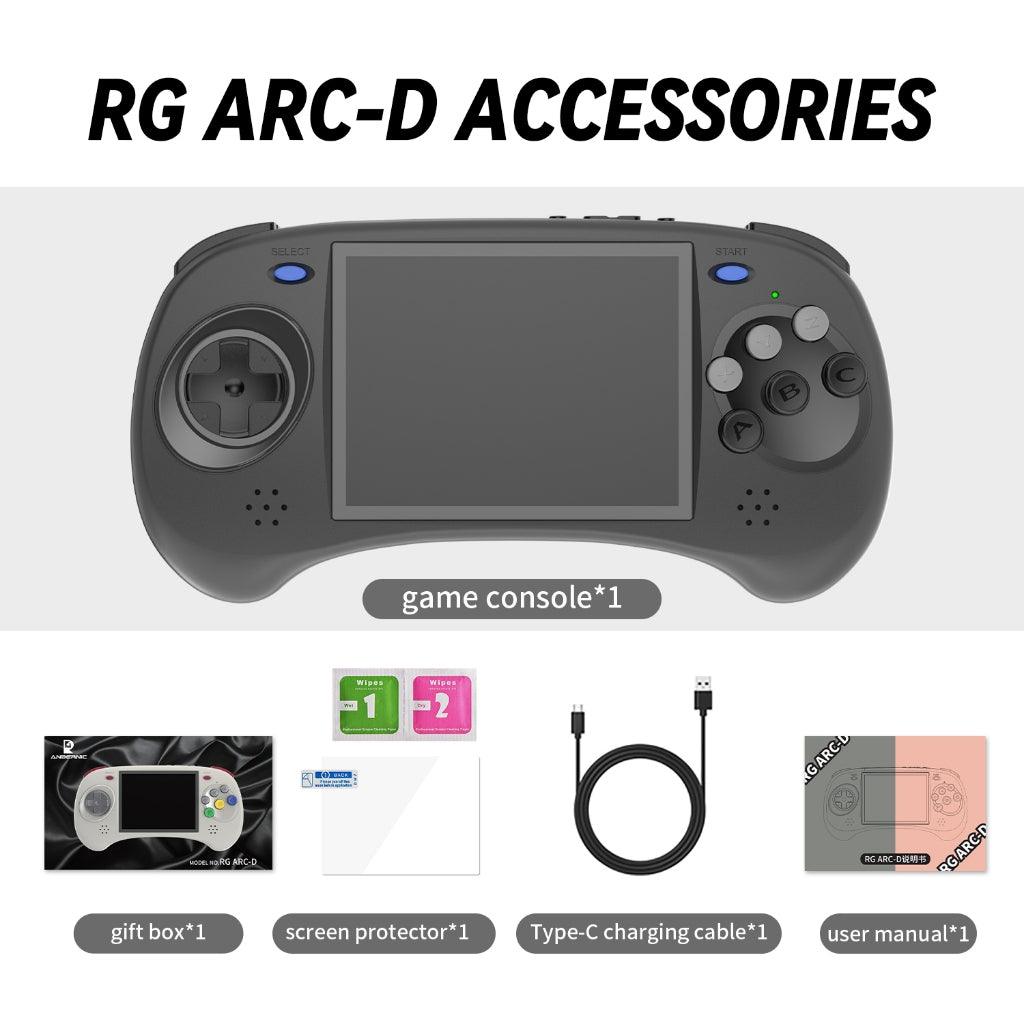 Transparent Black Anbernic RG Arc-D Inclusions/Accessories