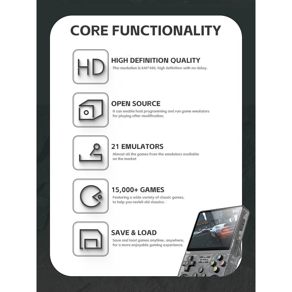 R36S Retro Handheld Game Console 3.5-Inch IPS Linux Emulator